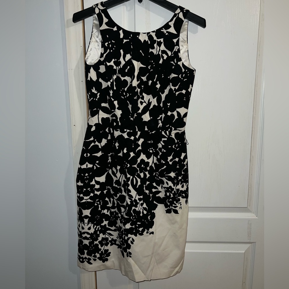 WHBM White/Black Dress